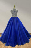 Best Beauty Little Girls Stunning Royal Blue Prom Dress - ToddlerPageantDress