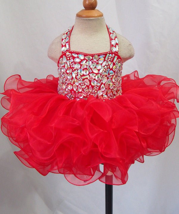 16 color avalible - Infant/toddler/baby/children/kids glitz Girl's Pageant Dress - ToddlerPageantDress