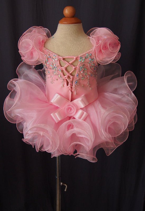 16 color - Infant/toddler/baby/children/kids Cupcake Pageant Dress G053 - 1 - ToddlerPageantDress