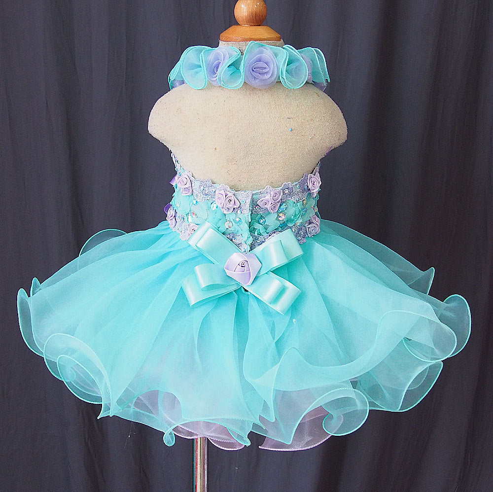 Infant/toddler/baby/children/kids Girl's Baby Doll Pageant Dress 1~4T G099 - ToddlerPageantDress