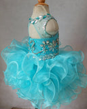 16 color - Infant Illusion Cupcake Pageant Dress with Hair bow - ToddlerPageantDress