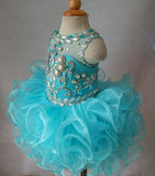 16 color - Infant Illusion Cupcake Pageant Dress with Hair bow - ToddlerPageantDress