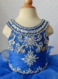 16 color - Infant/toddler/baby/children/kids Girl's glitz Pageant evening Dress/clothing size1~4 G168 - ToddlerPageantDress