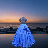 Best Beauty Cap Sleeve Gougeous Youth Formal Dress - ToddlerPageantDress