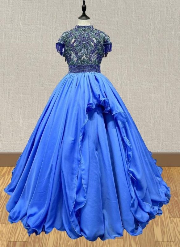 Best Beauty Cap Sleeve Gougeous Youth Formal Dress - ToddlerPageantDress