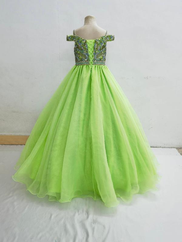 Best Beauty Little Girls Stunning Evening Gown - ToddlerPageantDress