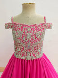 Best Beauty Little GIrls Stunning Prom Pageant Couture - ToddlerPageantDress