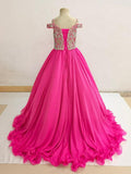 Best Beauty Little GIrls Stunning Prom Pageant Couture - ToddlerPageantDress