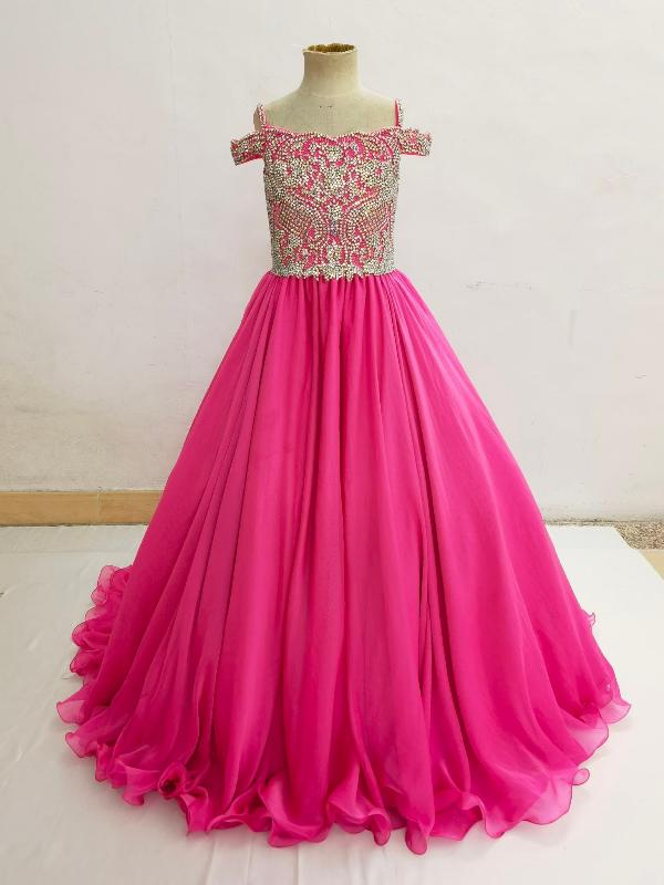 Best Beauty Little GIrls Stunning Prom Pageant Couture - ToddlerPageantDress