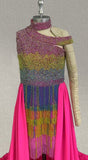 Colorful Beaded Bodice Little Princess Pageant Gown - ToddlerPageantDress
