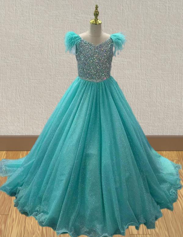 Custom Best Beauty Elegant Prom Pageant Couture - ToddlerPageantDress