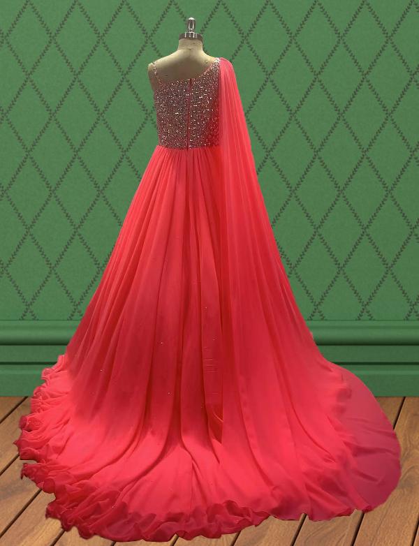 Elegant Pink Formal Gown for Elementaryamerica - ToddlerPageantDress