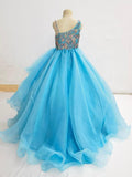 Fast Shipping Little GIrls Stunning Prom Couture - ToddlerPageantDress