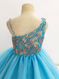 Fast Shipping Little GIrls Stunning Prom Couture - ToddlerPageantDress