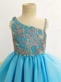 Fast Shipping Little GIrls Stunning Prom Couture - ToddlerPageantDress