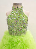 Glitzy Beaded Bodice Exquisite Applique Pageant Couture - ToddlerPageantDress