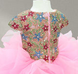 Little GIrls Gorgeous Pink Cupcake Pageant Dress - ToddlerPageantDress