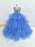 Sparkly Beaded Bodice Ball Gown for Teenage Girl - ToddlerPageantDress