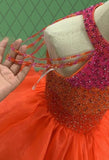 Sparkly Beaded Bodice Little Child Stunning Evening Gown - ToddlerPageantDress