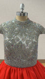 Sparkly Beaded Bodice Little Girls Prom Pageant Couture - ToddlerPageantDress