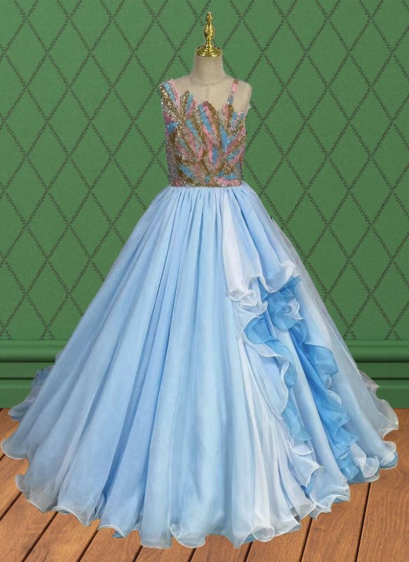 Stunning Pageant Dress for Miss Elementary America Pageant - ToddlerPageantDress