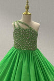 Young Girls Beaded Bodice Glitz Evening Gown - ToddlerPageantDress
