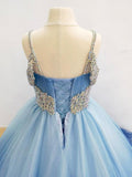 Young Girls Stunning Colorful Glitz Evening Gown - ToddlerPageantDress