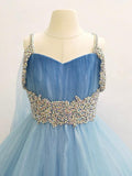 Young Girls Stunning Colorful Glitz Evening Gown - ToddlerPageantDress