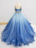 Young Girls Stunning Colorful Glitz Evening Gown - ToddlerPageantDress