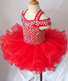 16 color - Halter Infant/toddler/baby/children/kids Girl's Nations Pageant Dress - ToddlerPageantDress
