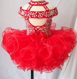 16 color - Halter Infant/toddler/baby/children/kids Girl's Nations Pageant Dress - ToddlerPageantDress