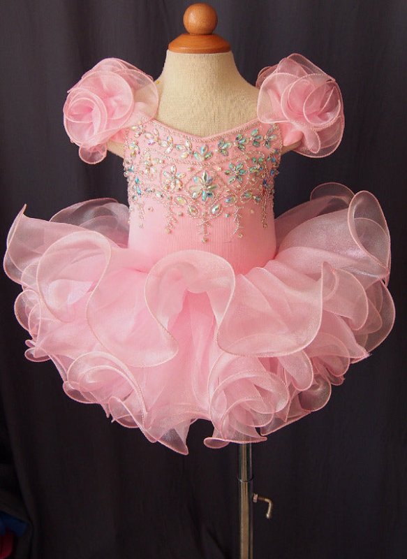 16 color - Infant/toddler/baby/children/kids Cupcake Pageant Dress G053 - 1 - ToddlerPageantDress