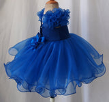 16 color - Infant/toddler/baby/children/kids doll style Girl's Natural Pageant Dress,1~4T EB053D - ToddlerPageantDress