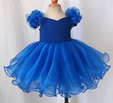 16 color - Infant/toddler/baby/children/kids doll style Girl's Natural Pageant Dress,1~4T EB053D - ToddlerPageantDress