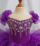 16 color - Infant/toddler/baby/children/kids doll style Girl's Pageant Dress - ToddlerPageantDress