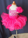 16 color - Infant/toddler/baby/children/kids doll style Girl's Pageant Dress G053 - 2 - ToddlerPageantDress