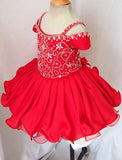 16 color - Infant/toddler/baby/children/kids Girl's Baby Doll Pageant Gown - ToddlerPageantDress