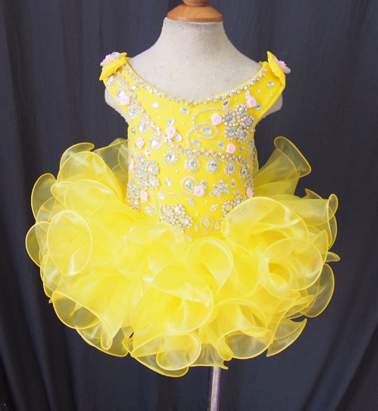 16 color - Infant/toddler/baby/children/kids Girl's Pageant Dress 1~4T G091 - 1 - ToddlerPageantDress