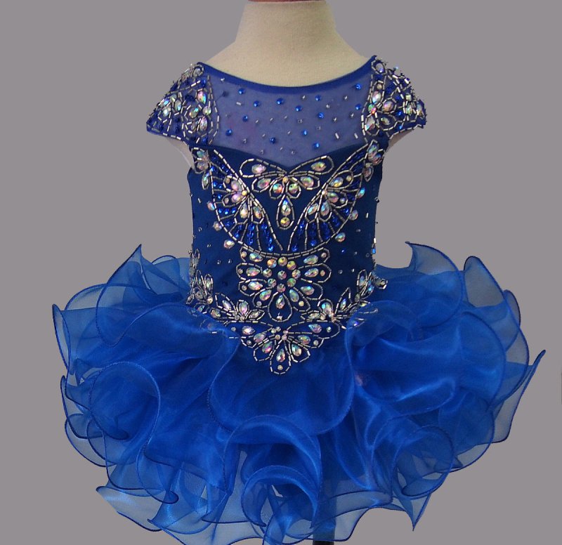 16 color - Infant/toddler/baby/children/kids Girl's Royal Pageant Dress 1~4T G208 - ToddlerPageantDress