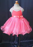 16 color - Infant/toddler/baby/children/kids Glitz Girl's Baby Doll Pageant Dress 1~4T G079 - 1 - ToddlerPageantDress