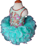 16 color - Jennifer Wu Toddler Glitz Mint Cupcake Pageant Dress - ToddlerPageantDress