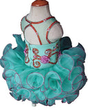 16 color - Jennifer Wu Toddler Glitz Mint Cupcake Pageant Dress - ToddlerPageantDress