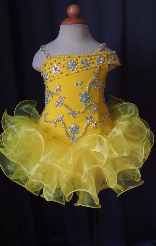 16 Color - Little Miss Nations Glitz Cupcake Pageant Dress - ToddlerPageantDress