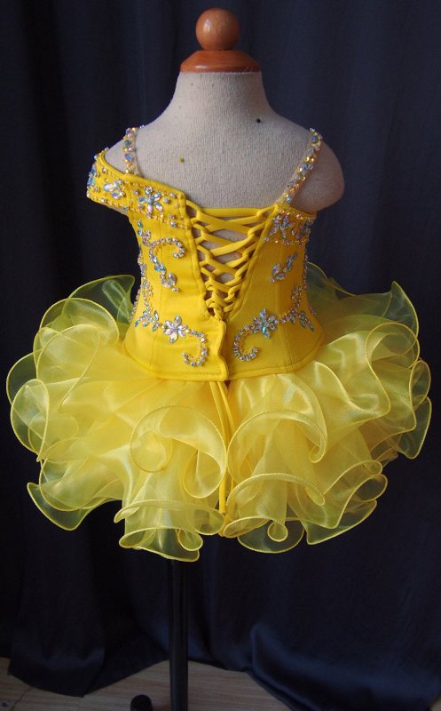 16 Color - Little Miss Nations Glitz Cupcake Pageant Dress - ToddlerPageantDress