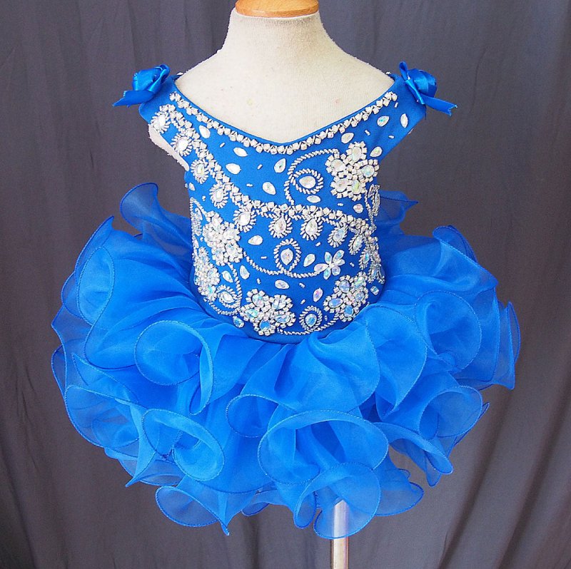 16 colors - Infant/toddler/baby/children/kids Girl's Pageant Dress 1~4T G091 - 3 - ToddlerPageantDress