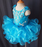 16 Colors - Infant/toddler/baby/children/kids/newborn Girl's Pageant Gown 1~4T G090 - 1 - ToddlerPageantDress