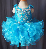 16 Colors - Infant/toddler/baby/children/kids/newborn Girl's Pageant Gown 1~4T G090 - 1 - ToddlerPageantDress
