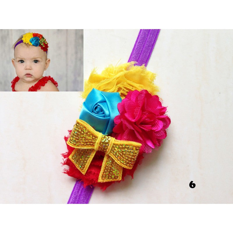 Toddler Baby Kids Infant Newborn Multicolor Headband Hair Accessories Band 004 - ToddlerPageantDress