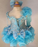 Little Baby/Toddler/Infant Illusion Nations Cupcake Pageant Dress - ToddlerPageantDress