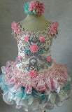 Stunning Beaded Bodice Cupcake Pageant Dress for Pageant Mom's Baby - ToddlerPageantDress
